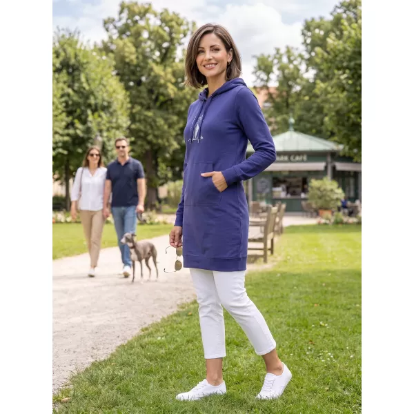  Erweitertes Damen-Sweatshirt ALTISPORT ALW091419 MITTERNACHTSBLAU 