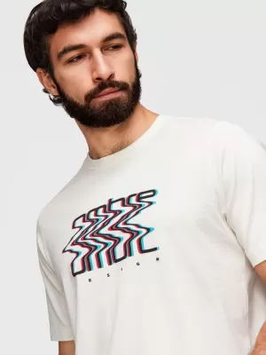 Herren-T-Shirt OMBRE OM-TSPT-0286 WEIß