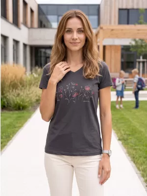 Outdoor-Shirt für Damen ALPINE PRO GREMA 3 SCHWARZE VARIANTE STK