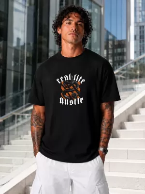Herren-T-Shirt DSTREET NX1004R-BK-O SCHWARZ