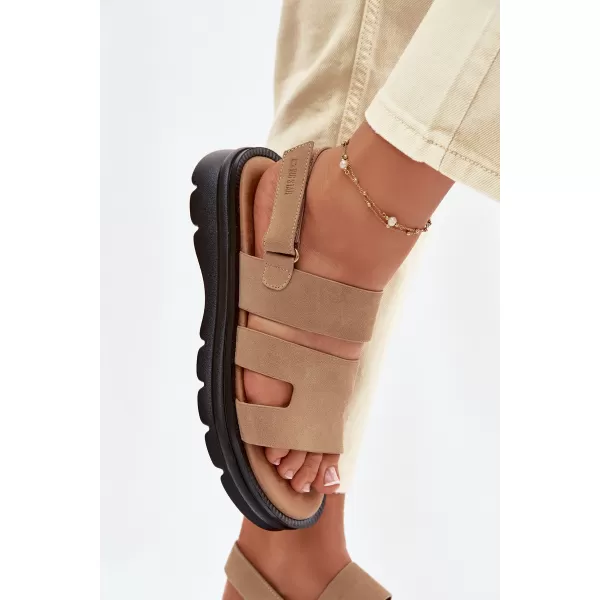  Damensandalen BIG STAR SHOES TT274482 BEIGE 