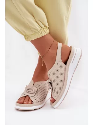 Damensandalen EVENTO 26SP17-9759 BEIGE