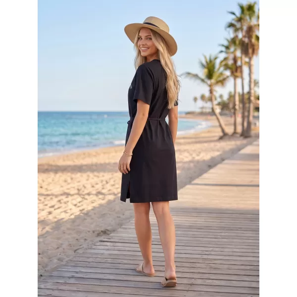  Kleid ALTISPORT ALW001816 SCHWARZ UND WEIß 