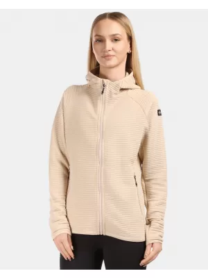 Fleece-Sweatshirt für Damen KILPI TANALI-W 1L0202KI BEIGE
