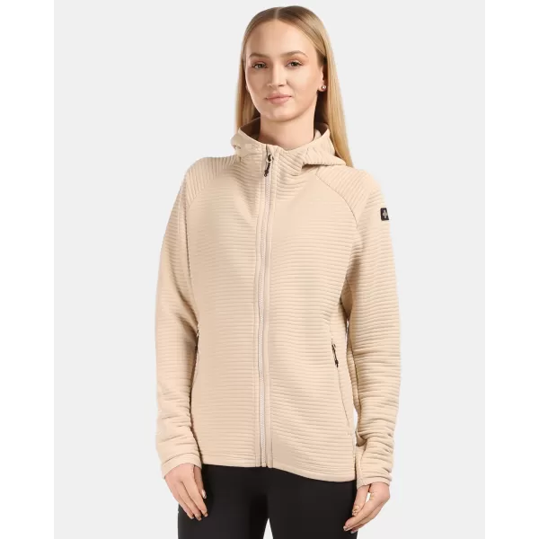  Fleece-Sweatshirt für Damen KILPI TANALI-W 1L0202KI BEIGE 