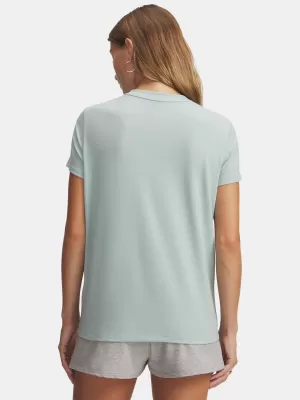 Damen-T-Shirt UNDER ARMOUR RIVAL CORE SS 1383648-477 BLAU