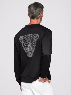 Herren-Sweatshirt OMBRE OM-SSNZ-0274 SCHWARZ