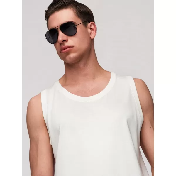  Herren-Tanktop OMBRE OM-TSBT-0272 WEIß 