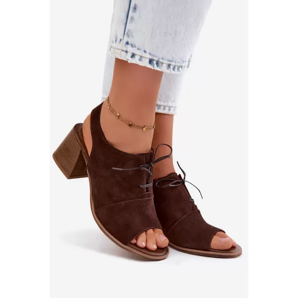  Damensandalen ZAZOO 40523 SCHOKOLADE 