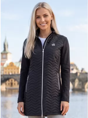 Hybridmantel für Damen ALTISPORT IRYSA SCHWARZ