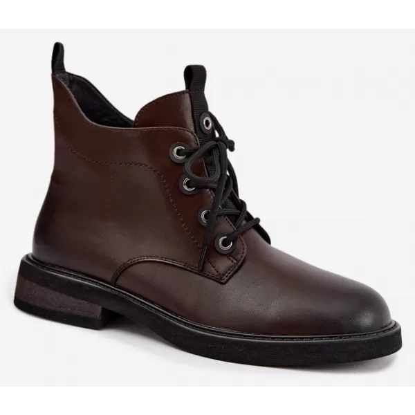  Damen-Stiefeletten D&A CR62-3337 BRAUN 