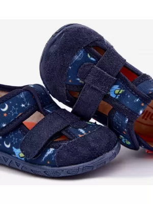 Kinderhausschuhe MILAMI 118/BR-33 BLAU
