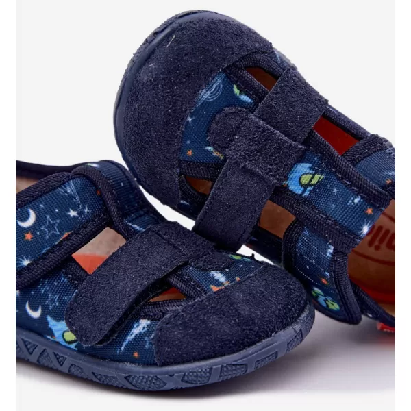  Kinderhausschuhe MILAMI 118/BR-33 BLAU 