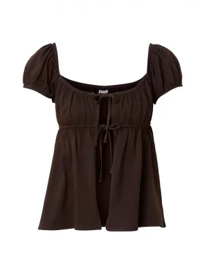 Damen-T-Shirt URBAN CLASSICS TB8177-00075 BRAUN