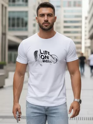 Herren-T-Shirt DSTREET NX5016R-WH WEISS