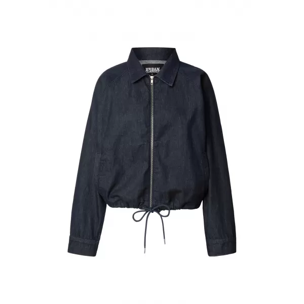  Damenjacke URBAN CLASSICS TB8295 BLAU GESPÜLT GEWASCHEN 