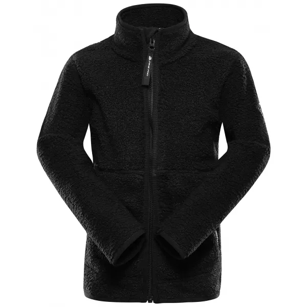 Warmes Kinder-Sweatshirt ALPINE PRO FERADO 3 SCHWARZ 