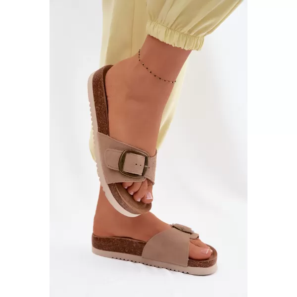  Damenhausschuhe BOTO 2833 KHAKI 