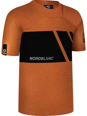 Funktionelles Radsport-T-Shirt für Herren NORDBLANC MUD NBSMF8083 BRAUN
