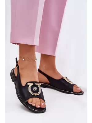 Damensandalen S.BARSKI KV51-003 SCHWARZ