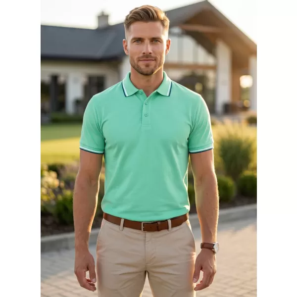  Herren-T-Shirt mit Kragen MALFINI FOCUS 232 MINZE 