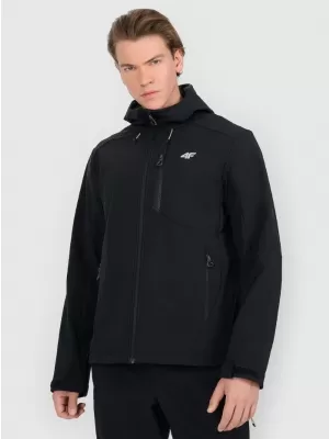 Herren-Softshelljacke 4F RAW25TSOFM506 TIEFSCHWARZ