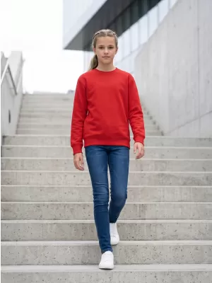 Kinder-Sweatshirt MALFINI CREW 427 ROT