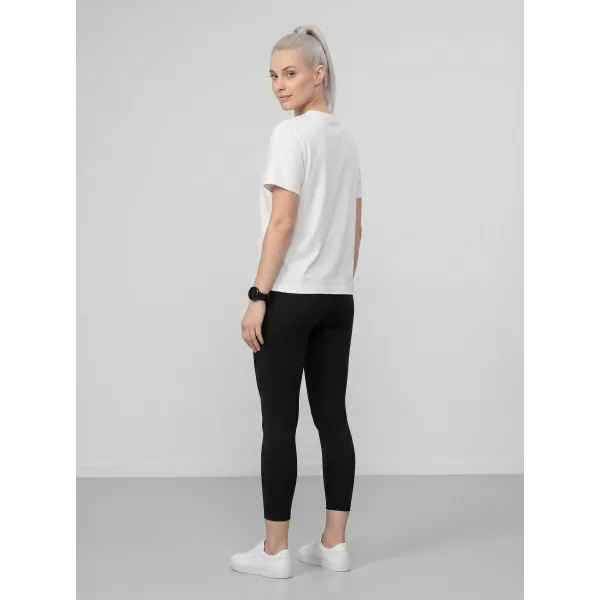  Damen-T-Shirt 4F WMM00TTSHF3310 WEIß 
