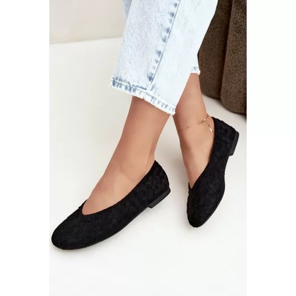  Ballerinas für Damen BOTO 9867 SCHWARZ 