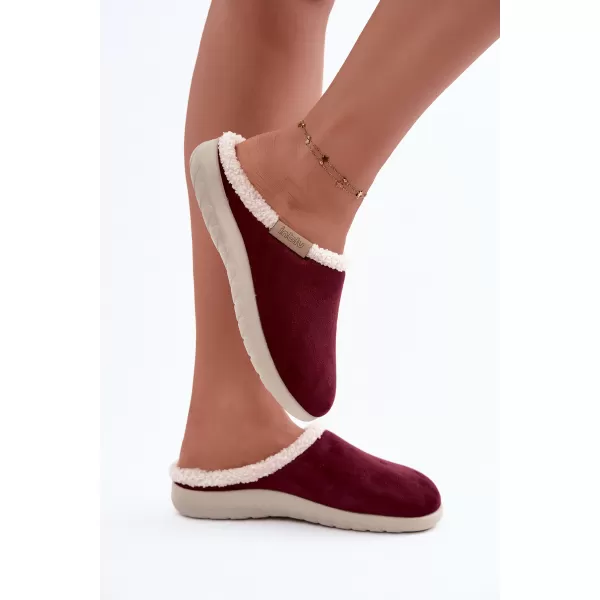  Damenhausschuhe INBLU ET000042 BORDO 
