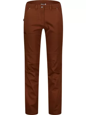 Baumwollhose für Damen NORDBLANC VILLAGE NBSPL8367 BRAUN