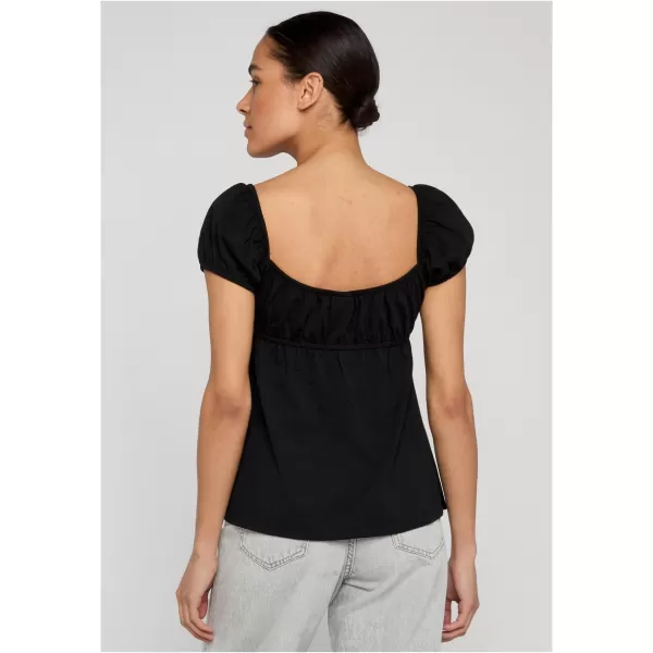  Damen-T-Shirt URBAN CLASSICS TB8177-00007 SCHWARZ 