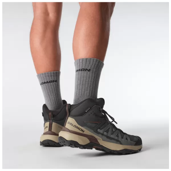  Herrenschuhe SALOMON X ULTRA 360 MID GORE-TEX L47743300 PHANTOM/DESSERTBRÄUNE/RUM-ROSINE 