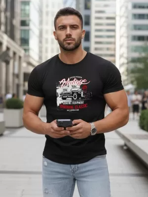 Herren-T-Shirt DSTREET NX5082R SCHWARZ