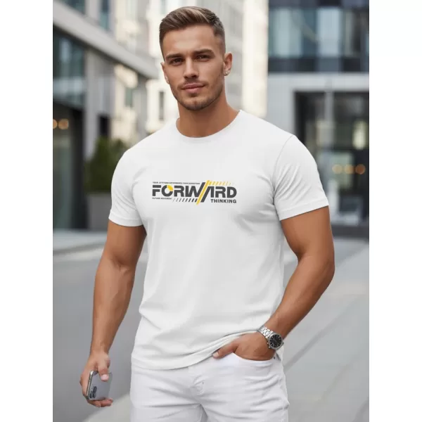  Herren-T-Shirt DSTREET NX0145R-WH WEIß 