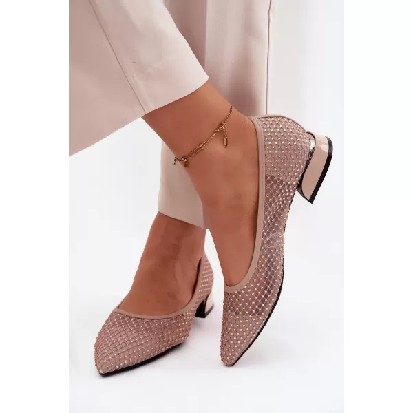  Ballerinas für Damen VINCEZA 62294 BEIGE 