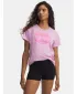 Damen-T-Shirt UNDER ARMOUR UA W VARSITY SS 6010592-669 ROSA