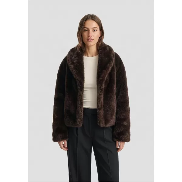  Pelzjacke für Damen URBAN CLASSICS TB8120-00075 BRAUN 