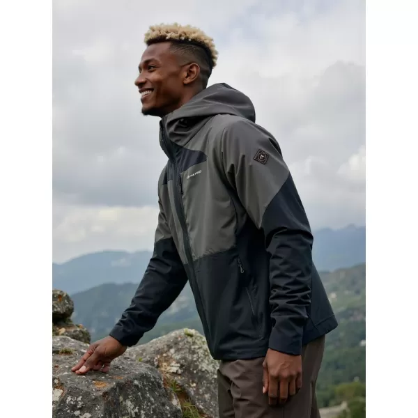  Outdoor-Jacke für Herren ALPINE PRO TEMUN SCHWARZ 