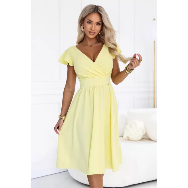  Kleid NUMOCO 425-18 BUTTERGELB 