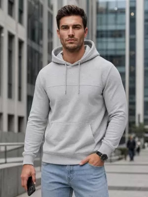 Herren-Sweatshirt DSTREET BX5471 HELLGRAU