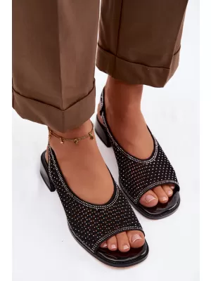 Damensandalen D&A CR61-3131 SCHWARZ