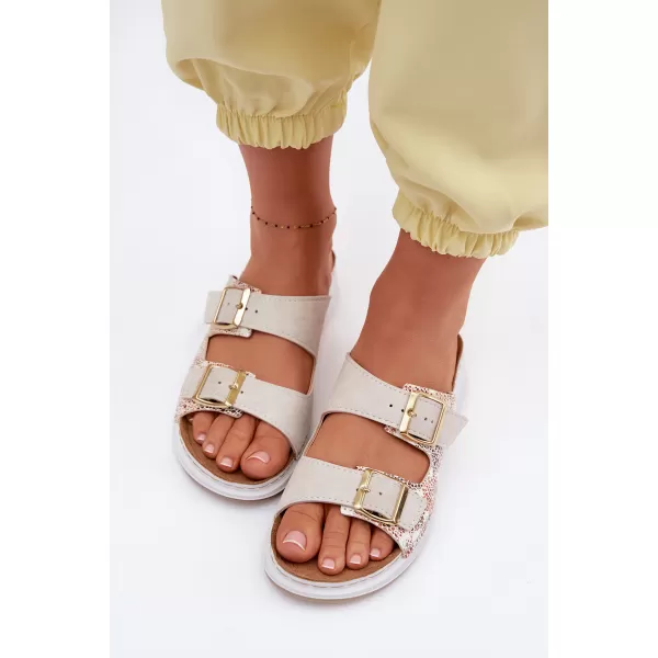  Damenhausschuhe INBLU SD000001 BEIGE 