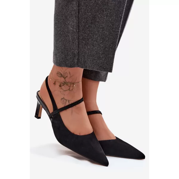  Damensandalen D&A CR61-3048 SCHWARZ 