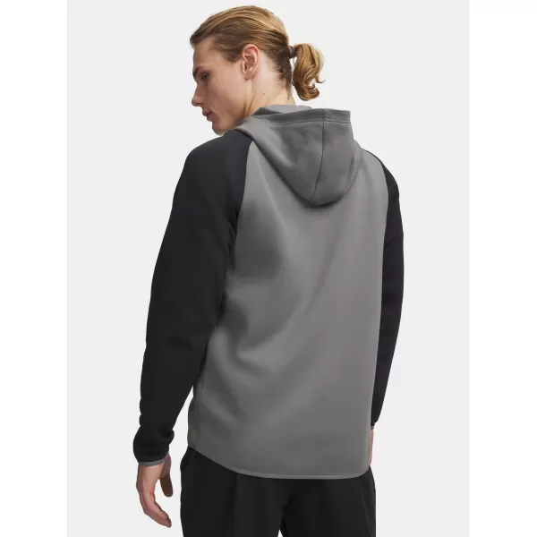  Herren-Sweatshirt UNDER ARMOUR UNSTOPPABLE FLC FZ HD EU 1389352-709 GRÜN 