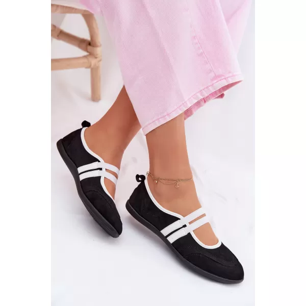  Ballerinas für Damen BOTO 22-383 SCHWARZ 