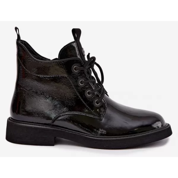  Damen-Stiefeletten D&A CR62-3338 SCHWARZ 