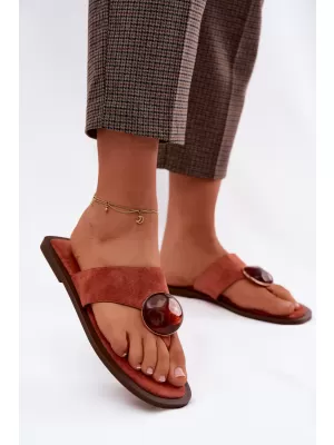 Damen-Flip-Flops BOTO 9825 ORANGE