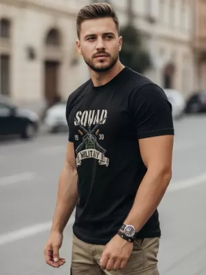 Herren-T-Shirt DSTREET NX0154R-BK SCHWARZ