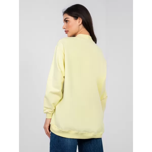  Damen-Sweatshirt BASIC FEEL GOOD RV-BL-5185.93P LEUCHTEND GELB 